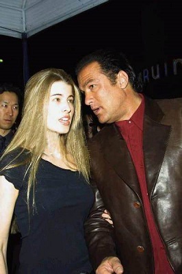 Annaliza Seagal with her father Steven Seagal.
